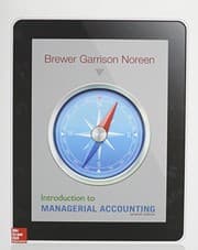 Tapa de Introduction to Managerial Accounting with Connect