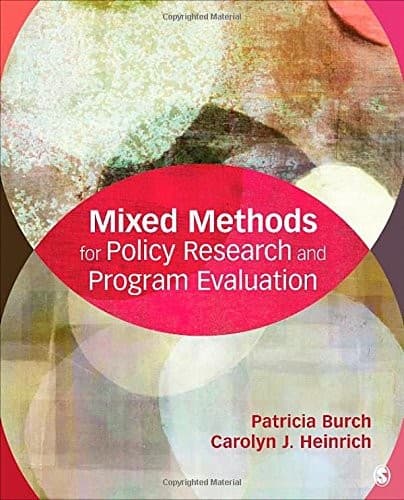 Tapa de Mixed Methods for Policy Research and Program Evaluation