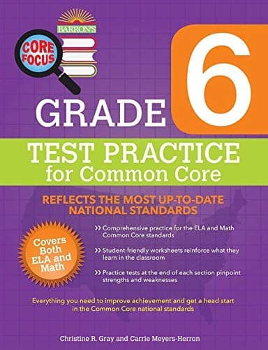 Tapa de Barron's Core Focus Grade 6