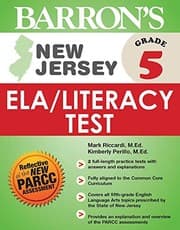 Tapa de Barron's New Jersey Grade 5 ELA/Literacy Test