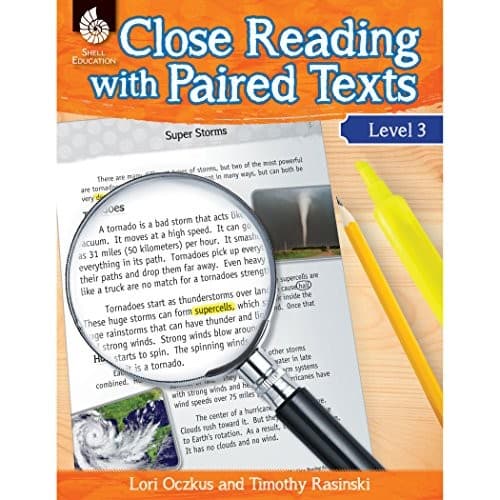 Tapa de Close Reading with Paired Texts Level 3