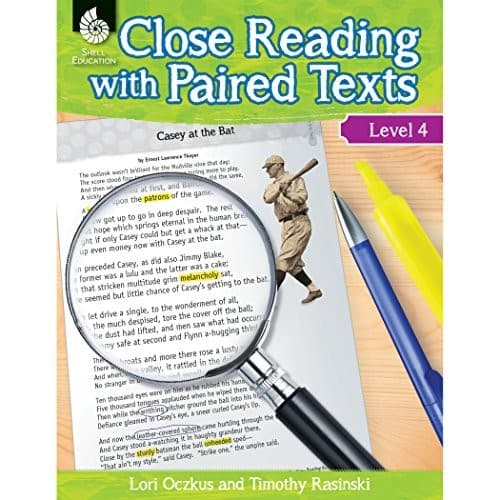 Tapa de Close Reading with Paired Texts Level 4