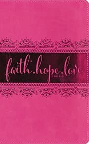 Tapa de NIV, Bible for Teen Girls, Leathersoft, Pink, Printed Page Edges