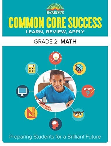 Tapa de Barron's Common Core Success Grade 2 Math