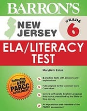 Tapa de Barron's New Jersey Grade 6 ELA/Literacy Test