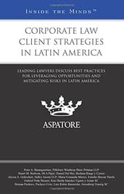 Tapa de Corporate Law Client Strategies in Latin America