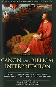 Tapa de Canon and Biblical Interpretation