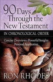 Tapa de 90 Days Through the New Testament in Chronological Order