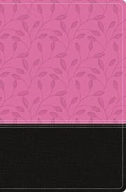 Tapa de NIV Zondervan Study Bible, Leathersoft, Pink/Brown