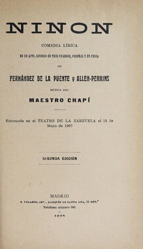 Tapa de Ninón
