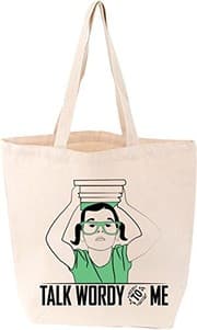 Tapa de Talk Wordy to Me Tote