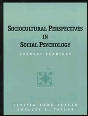 Tapa de Sociocultural perspectives in social psychology