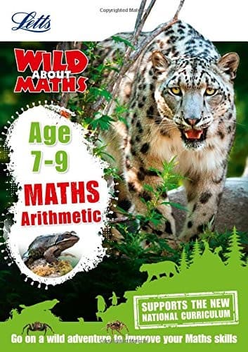 Tapa de Letts Wild About — Maths - Arithmetic Age 7-9