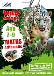 Tapa de Letts Wild About — Maths - Arithmetic Age 7-9