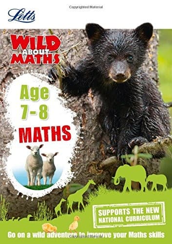 Tapa de Letts Wild About _ Maths Age 7-8