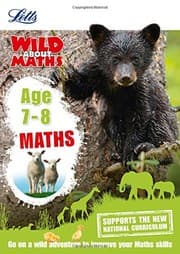 Tapa de Letts Wild About _ Maths Age 7-8