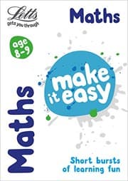 Tapa de Letts Make It Easy Complete Editions — Maths Age 8-9