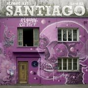 Tapa de Street Art Santiago Chile