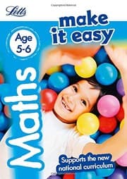 Tapa de Letts Make It Easy Complete Editions _ Maths Age 5-6