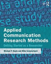 Tapa de Applied Communication Research Methods