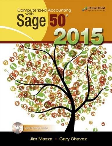 Tapa de Computerized Accounting with Sage 50 2015