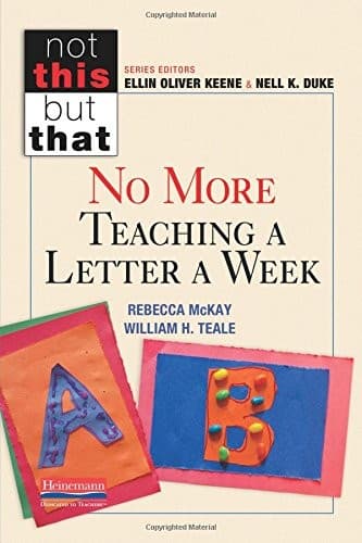 Tapa de No More Teaching a Letter a Week
