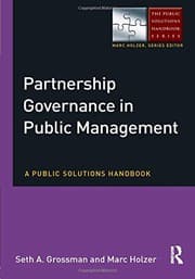 Tapa de Partnership Governance in Public Management