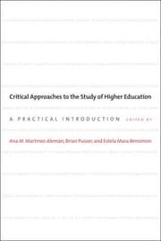 Tapa de Critical Approaches to the Study of Higher Education