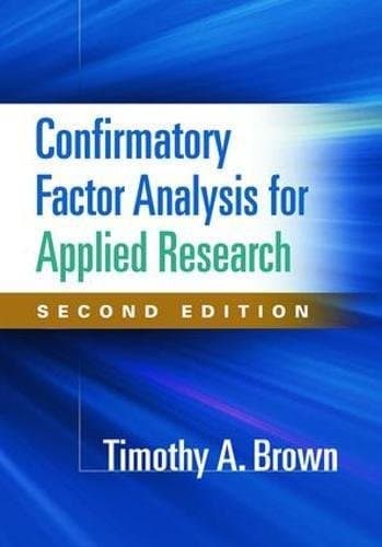 Tapa de Confirmatory Factor Analysis for Applied Research, Second Edition