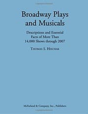 Tapa de Broadway plays and musicals