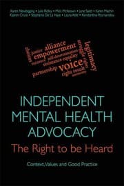 Tapa de Independent Mental Health Advocacy - The Right to Be Heard