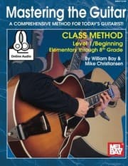 Tapa de Mastering the Guitar Class Method Elementary to 8th Grade
