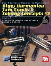 Tapa de Blues Harmonica Jam Tracks & Soloing Concepts #2