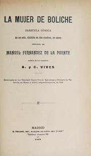 Tapa de La mujer de Boliche