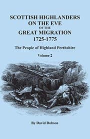 Tapa de Scottish Highlanders on the Eve of the Great Migration, 1725-1775