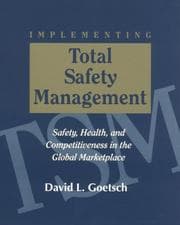 Tapa de Implementing total safety management