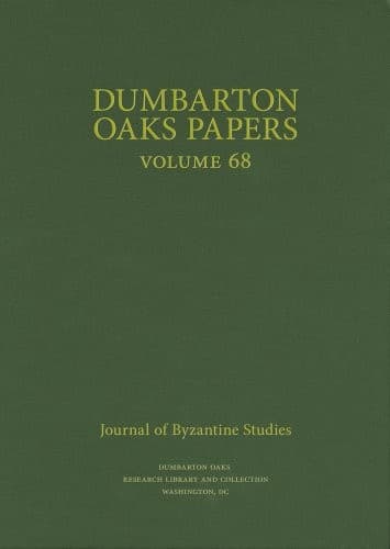 Tapa de Dumbarton Oaks Papers, 68