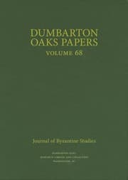 Tapa de Dumbarton Oaks Papers, 68