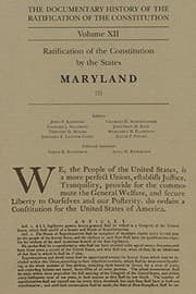 Tapa de The Documentary History of the Ratification of the Constitution Volume XII
