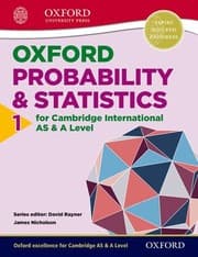 Tapa de Mathematics for Cambridge International AS & A Level Oxford Probability & Statistics 1 for Cambridge International AS & A Level