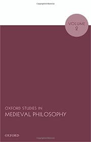 Tapa de Oxford Studies in Medieval Philosophy
