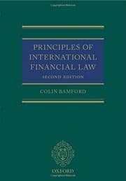 Tapa de Principles of International Financial Law