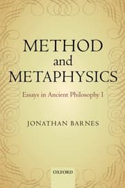Tapa de Method and Metaphysics