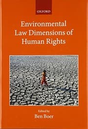 Tapa de Environmental Law Dimensions of Human Rights