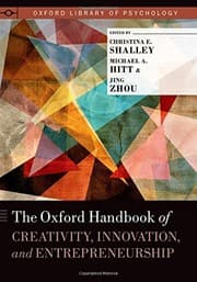 Tapa de The Oxford Handbook of Creativity, Innovation, and Entrepreneurship