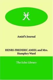 Tapa de Amiel's Journal