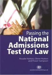 Tapa de Passing the National Admissions Test for Law