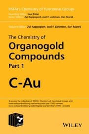Tapa de The Chemistry of Organogold Compounds, 2 Volume Set