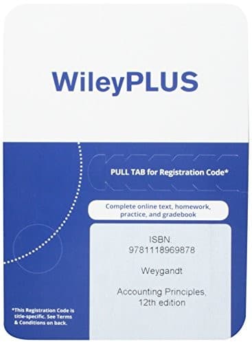 Tapa de Accounting Principles, 12th Edition WileyPlus Access Code