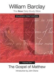 Tapa de The Gospel of Matthew, Volume One - Enlarged Print Edition